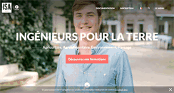 Desktop Screenshot of isa-lille.fr