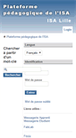 Mobile Screenshot of intranet.isa-lille.fr